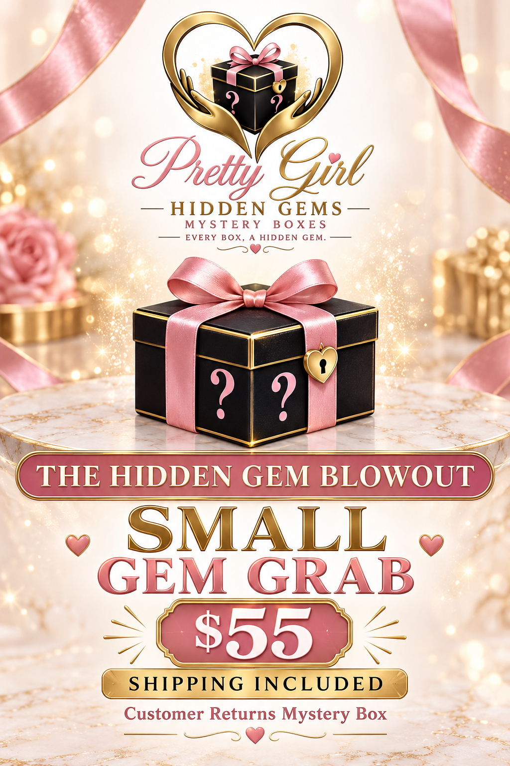 Small Gem Grab — Customer Returns Mystery Box | $55 Shipping Included