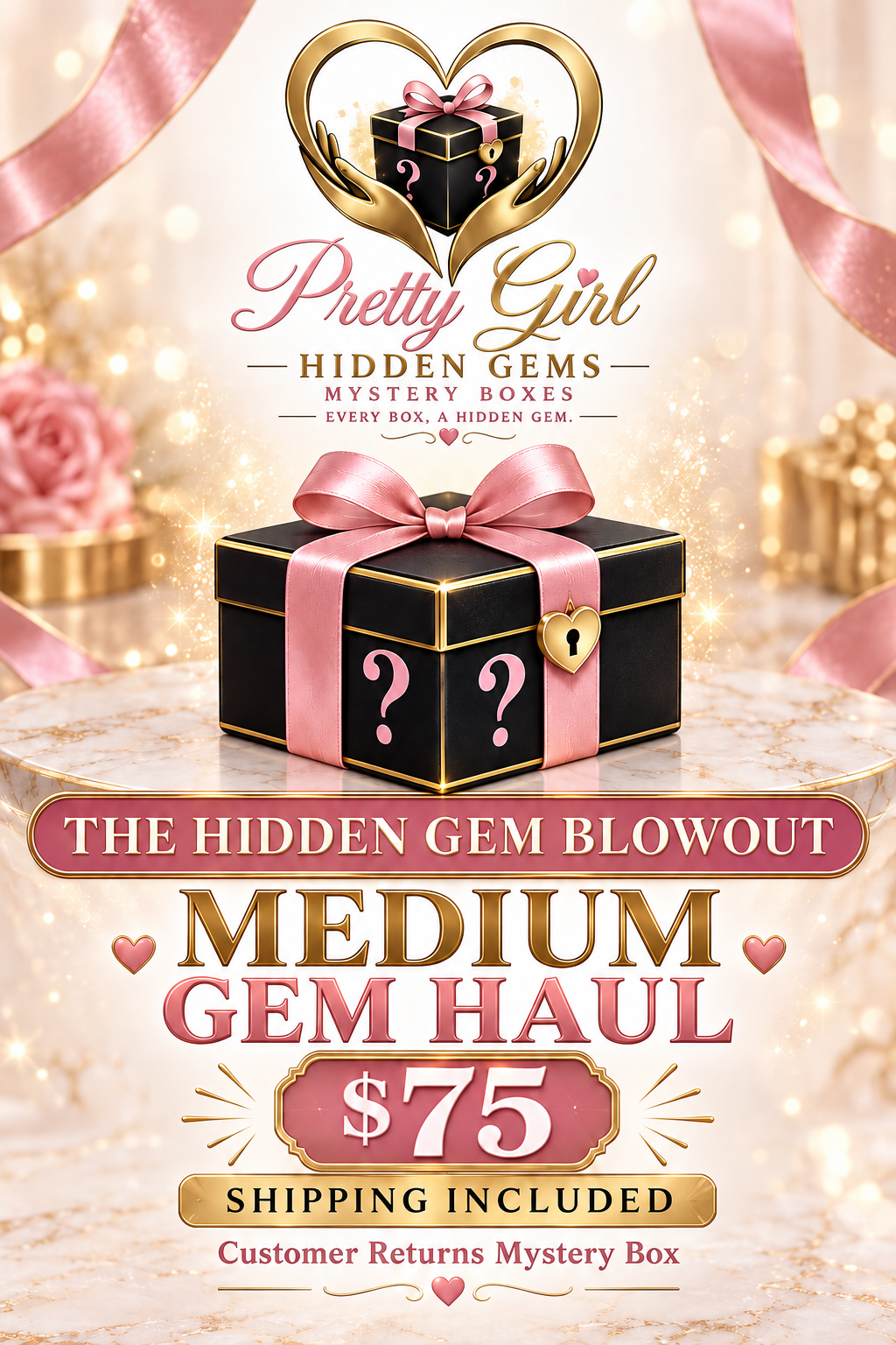 💕 Medium Gem Haul — Customer Returns Mystery Box | $75 Shipping Included